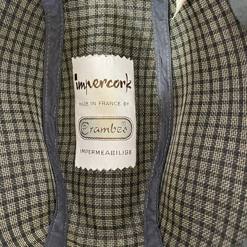 Imercork Crambes Paris France vintage 60’s wool blend gray fedora hat 54-6 5/8 - Picture 9 of 9